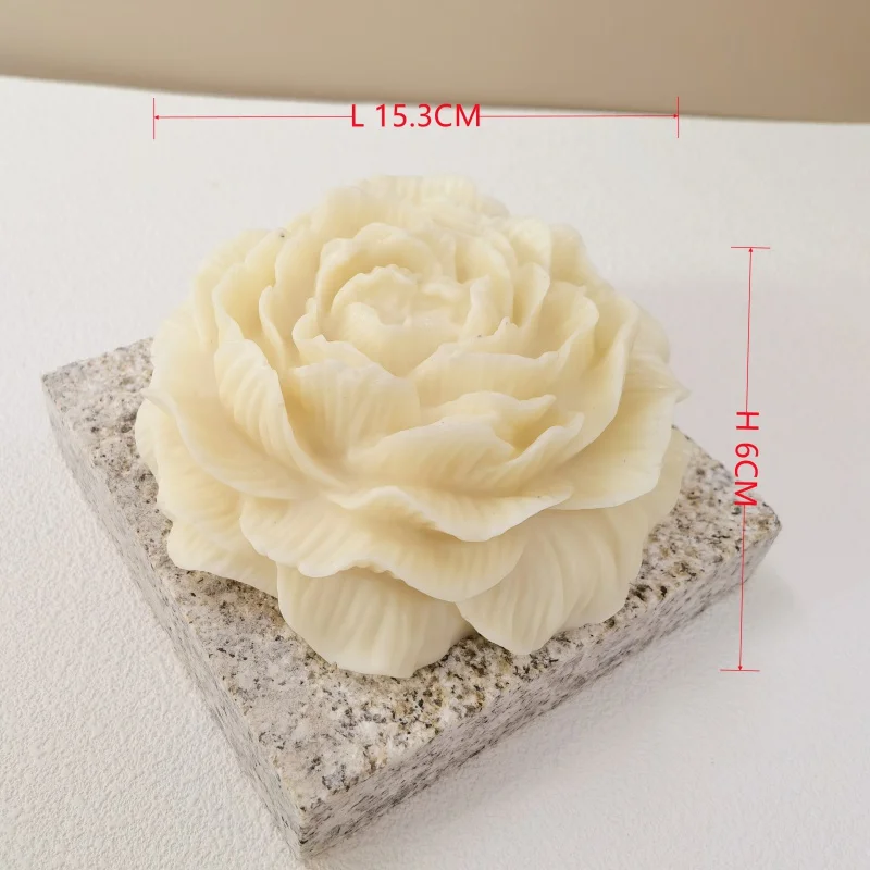 

New Styles The Large Sized Peony Flower Candle Mold Weddings Birthdays Mother'S Day Gifts