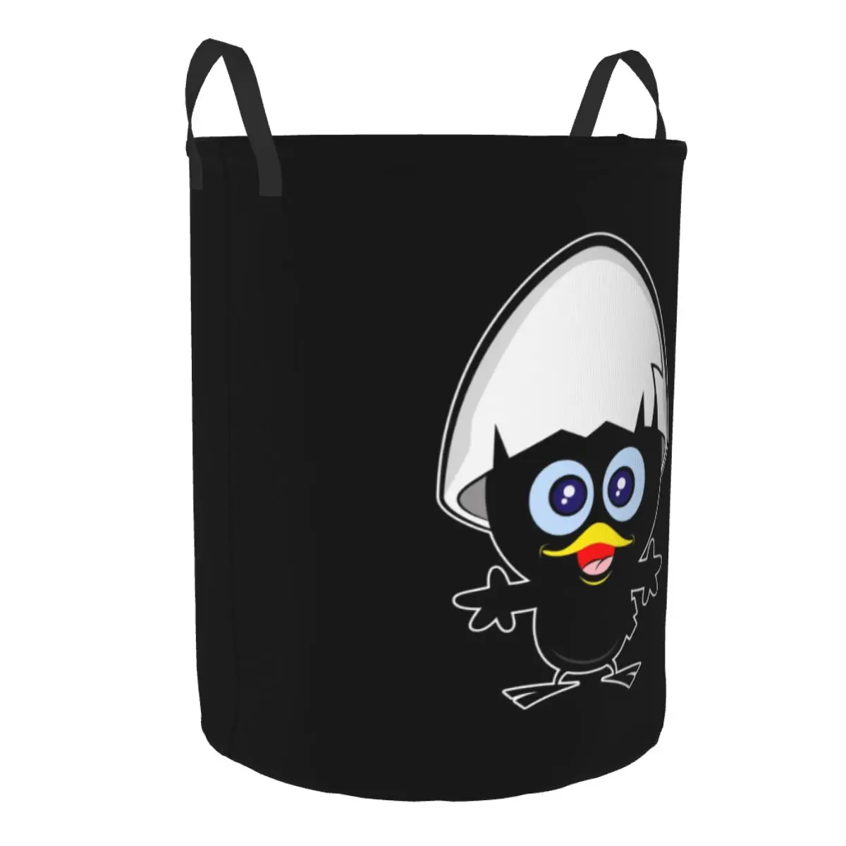 Корзина для белья Kawaii Calimero с черной курицей складная корзина мультяшным комиксом