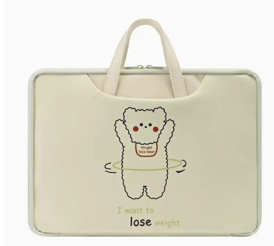 Kawaii PU сумка для ноутбука портативный 13 3 15 6 дюймов чехол Funda Bolsas Macbook Air M3 Lenovo Legion Go