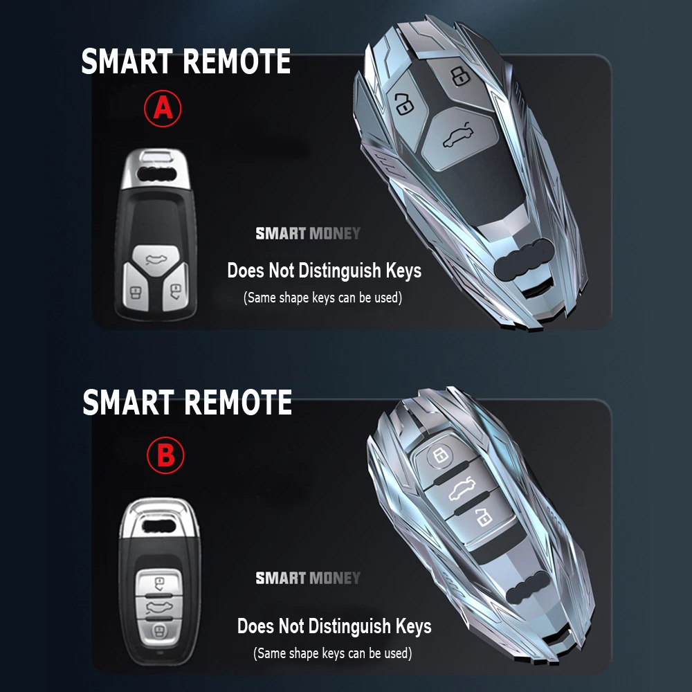 Складной чехол для смарт-ключей Audi A3 A4 A5 A6 A7 Q3 Q5 S6 B6 B7 B8 C6 8P 8V 8L TT RS