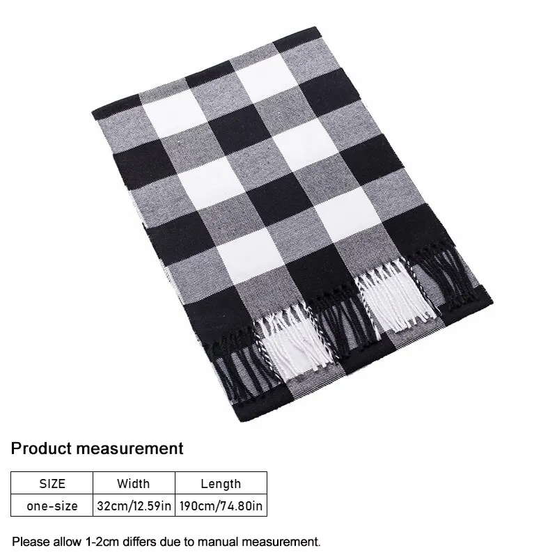 Новая мода кашемир как шарф утолщенный кисточкой плед Теплый мужской и женский