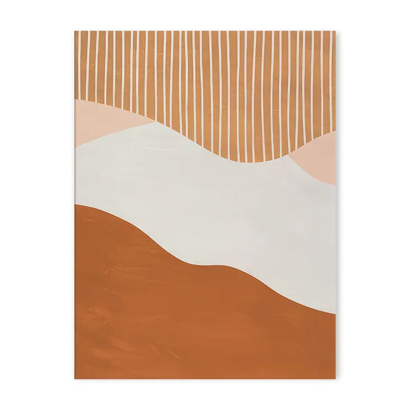 

2 шт. абстрактная картина ASTRDECOR светлый абрикосовый