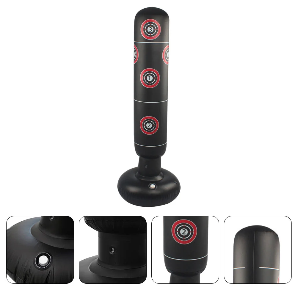 

1Pc Column Tumbler Sandbags Decompression Kick Training Freestanding Punching Bag Fitness Boxing Bag