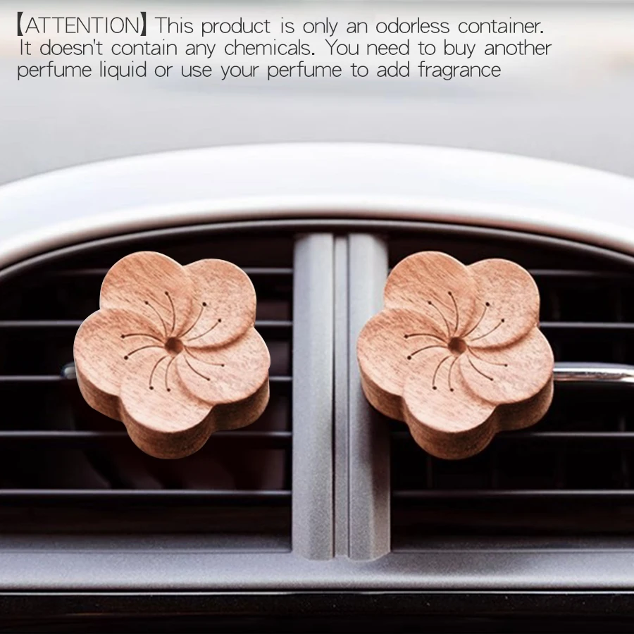 

Деревянный Ароматизатор Для Автомобиля DIY В Виде Цветка, Крепление На Дефлектор, Декоративный Ароматический Диффузор Для Женщин