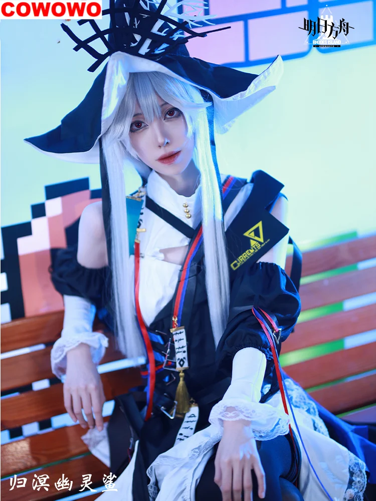 COWOWO Arknights Spectre The Unchained женский косплей костюм Cos Game аниме вечерние униформа