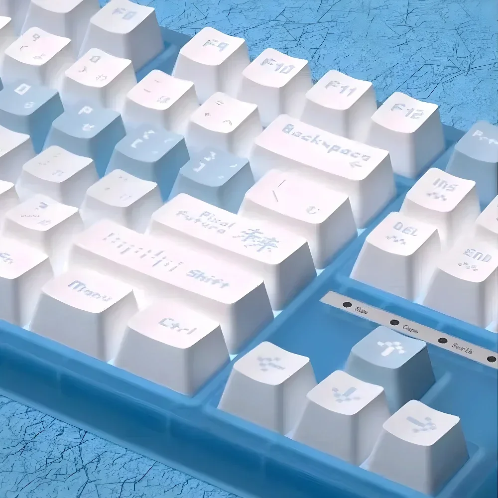 Mirai PBT 125 клавиш аниме колпачки для клавиатуры