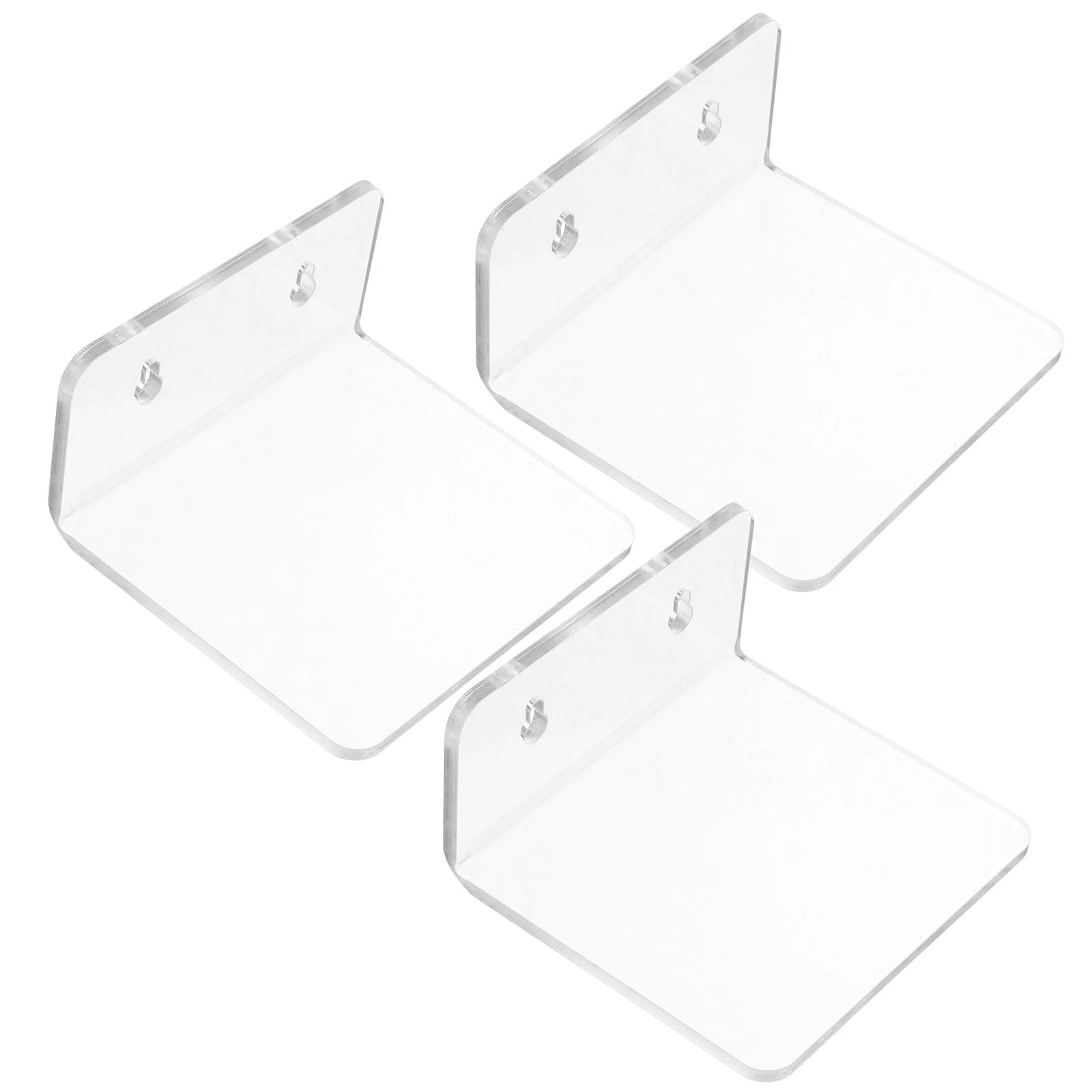

Shelf Plants Acrylic Shelves No Drill Window Display Stand Small Wall Flower Pot Rack Show Clear Indoor Flowerpot Storage
