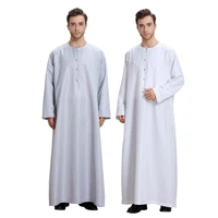 ramadan muslim arab middle east long sleeve solid color mens robe spring summer 2022 kaftan moroccan saudi vestidos djellaba
