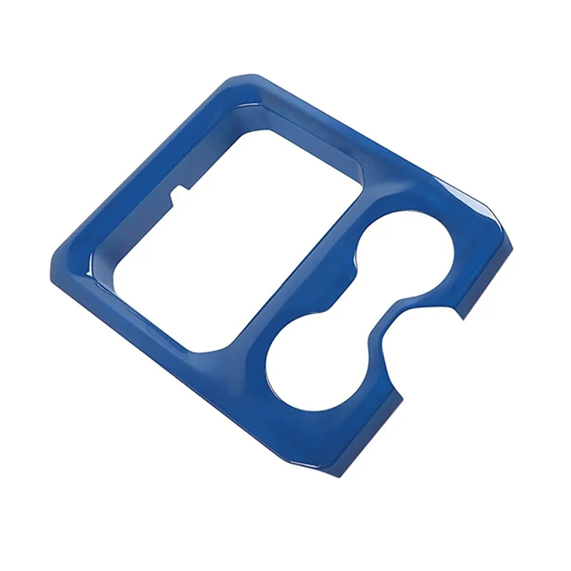 

Center Console Front Armrest Cup Holder Panel Cover Trim for 2019-2022 Dodge RAM 1500 2500 3500, ABS Blue