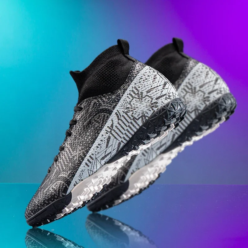 Кроссовки мужские для игры в футбол Нескользящие кроссовки с шипами