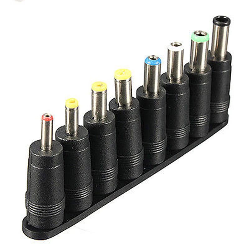 

8pcs Universal AC DC Power Charger Charging Adapter Tips For Laptop Notebook