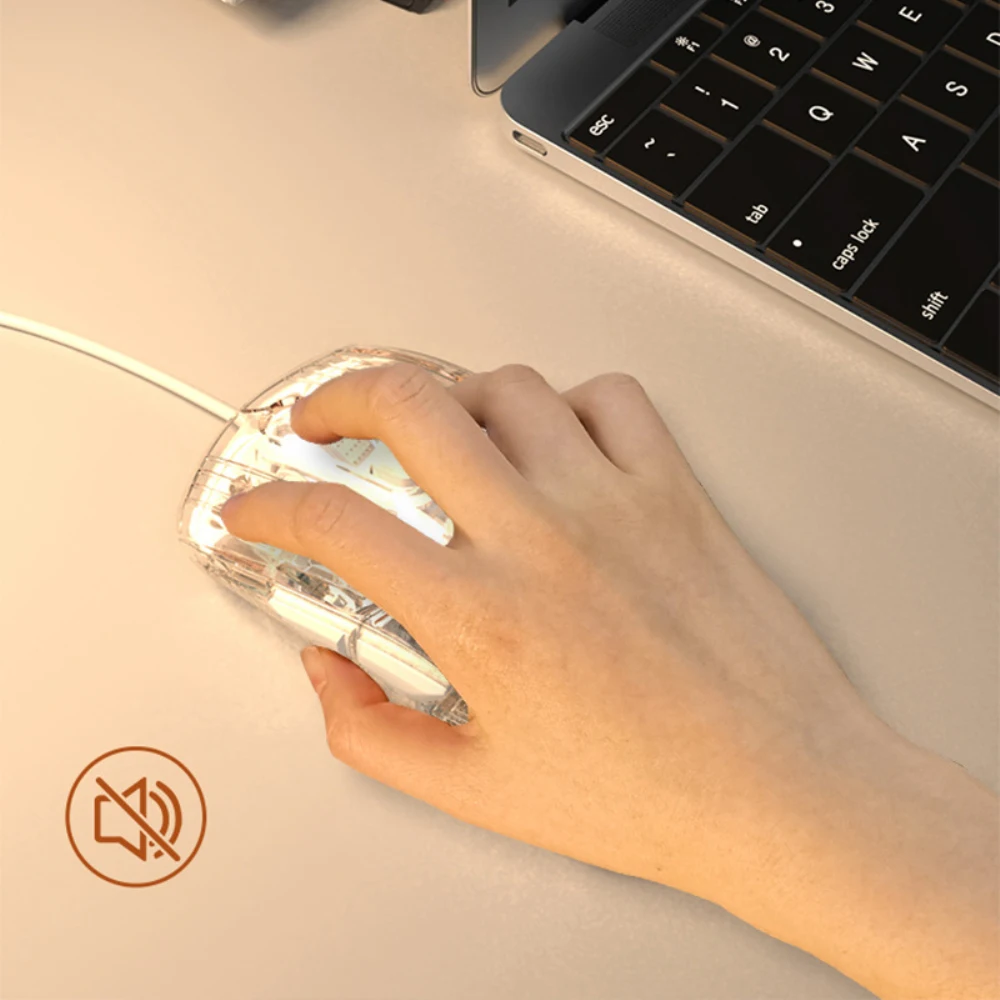 

Adjustable Mute Mouse Silent Usb Game Mouse 6 Keys Wired Wireless Bluetooth Mouse Office Accessories Rgb Portable Three Mode