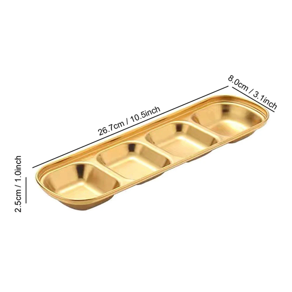 

Тарелка для соуса из нержавеющей стали