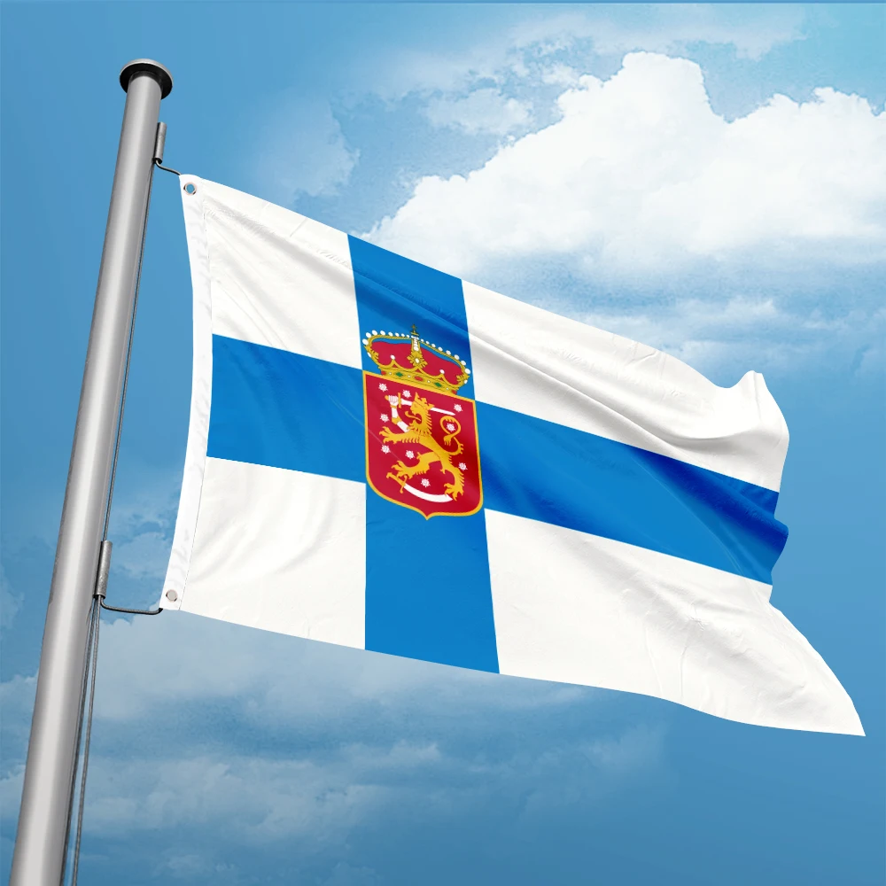 Флаг Финляндии 1918-1920 (State) 3 фута x 5 футов полиэстер баннер полет 90*150 см