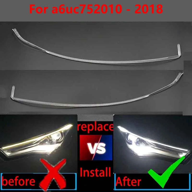 

Для A6 C7PA 2016-2018 Автомобильная направляющая для дневных ходовых огней