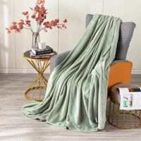 nordic style summer blanket throw porcelain cyan crystal velvet bedspread student dormitory solid office nap blankets for bed