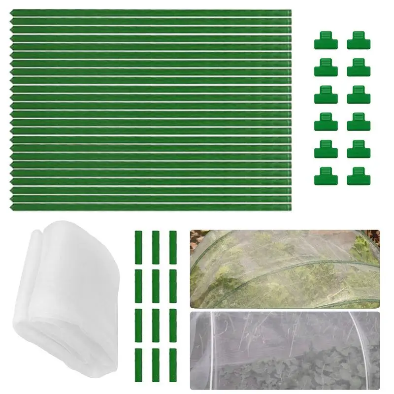 

Bird Netting For Garden Greenhouse Row Cover Birds Animals Barrier Protection Net Garden Protection For Raised Beds Greenhouse