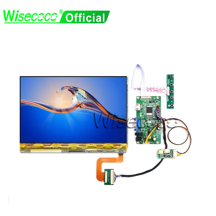 

Wisecoco 10.1 Inch 2K 2560X1600 Lcd Screen 3d Printer Display 16:10 Removed Backlight VGA LVDS Conrtoller Board