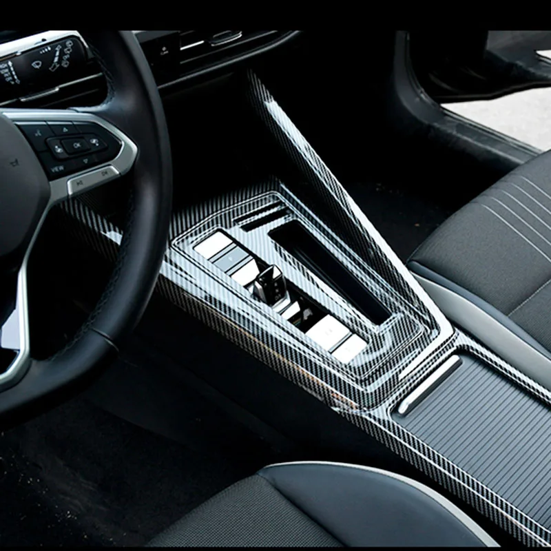 

For Volkswagen VW Golf 8 MK8 2021 2022 Center Shifter Trim Cover Bezel Shift Gear Cover Panel Trim Frame Bezel