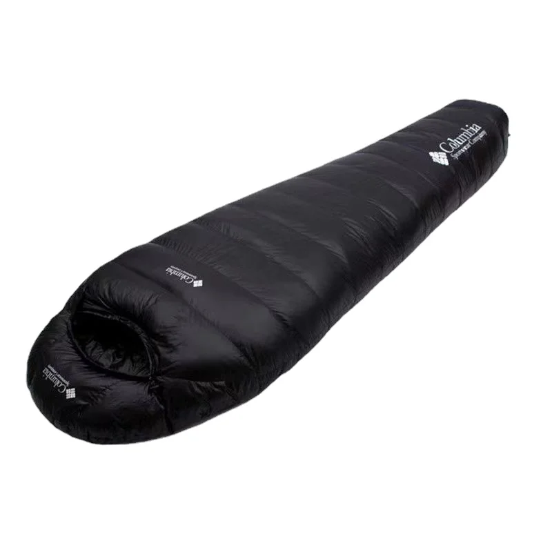 Very Warm White Goose Down Filled Adult Mummy Style Sleeping Bag Fit for Winter Thermal 4 Kinds of Thickness Camping Travel