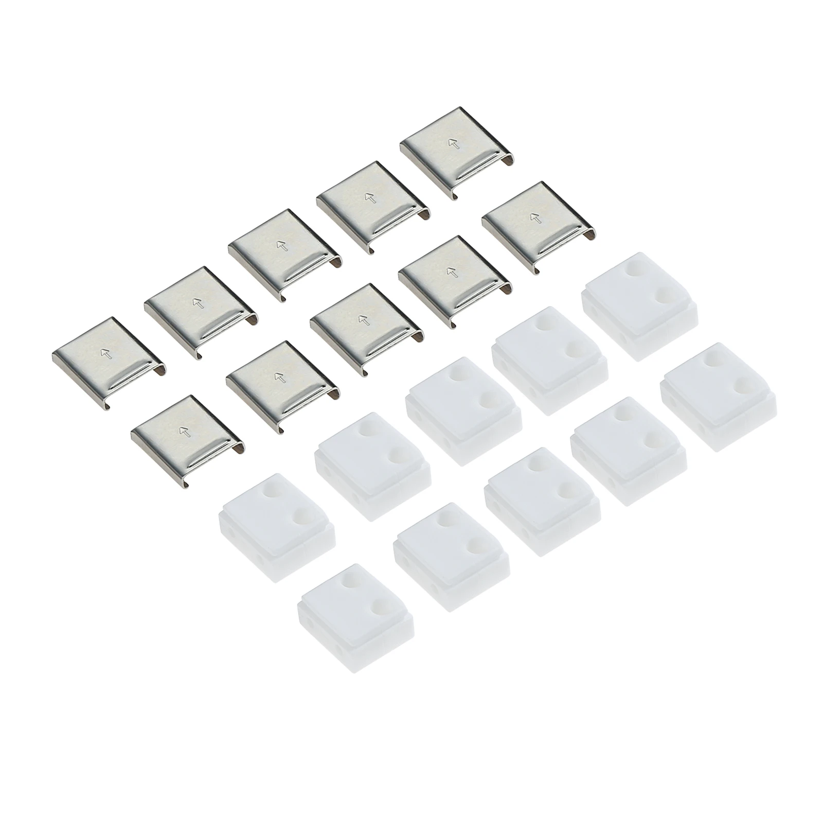 

10Pcs Wall Mounted Cupboard Fixing Brackets Hanger with Cover Hanging Code Cabinet Dowel Connector Furniture Hardware Fittings