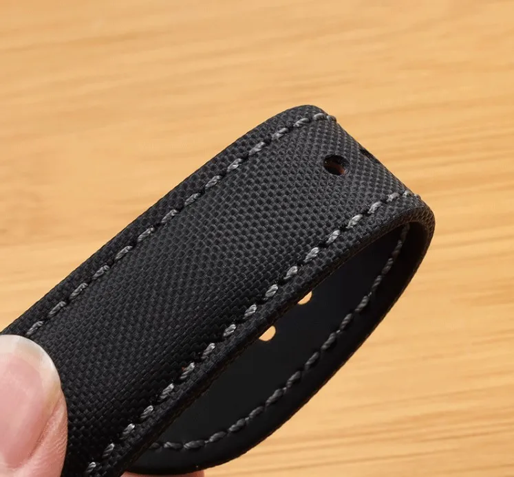 23mm Nylon Watch Strap Folding Buckle Needle Buckle Watchband For Fit Blancpain Fifty Fathoms Watch