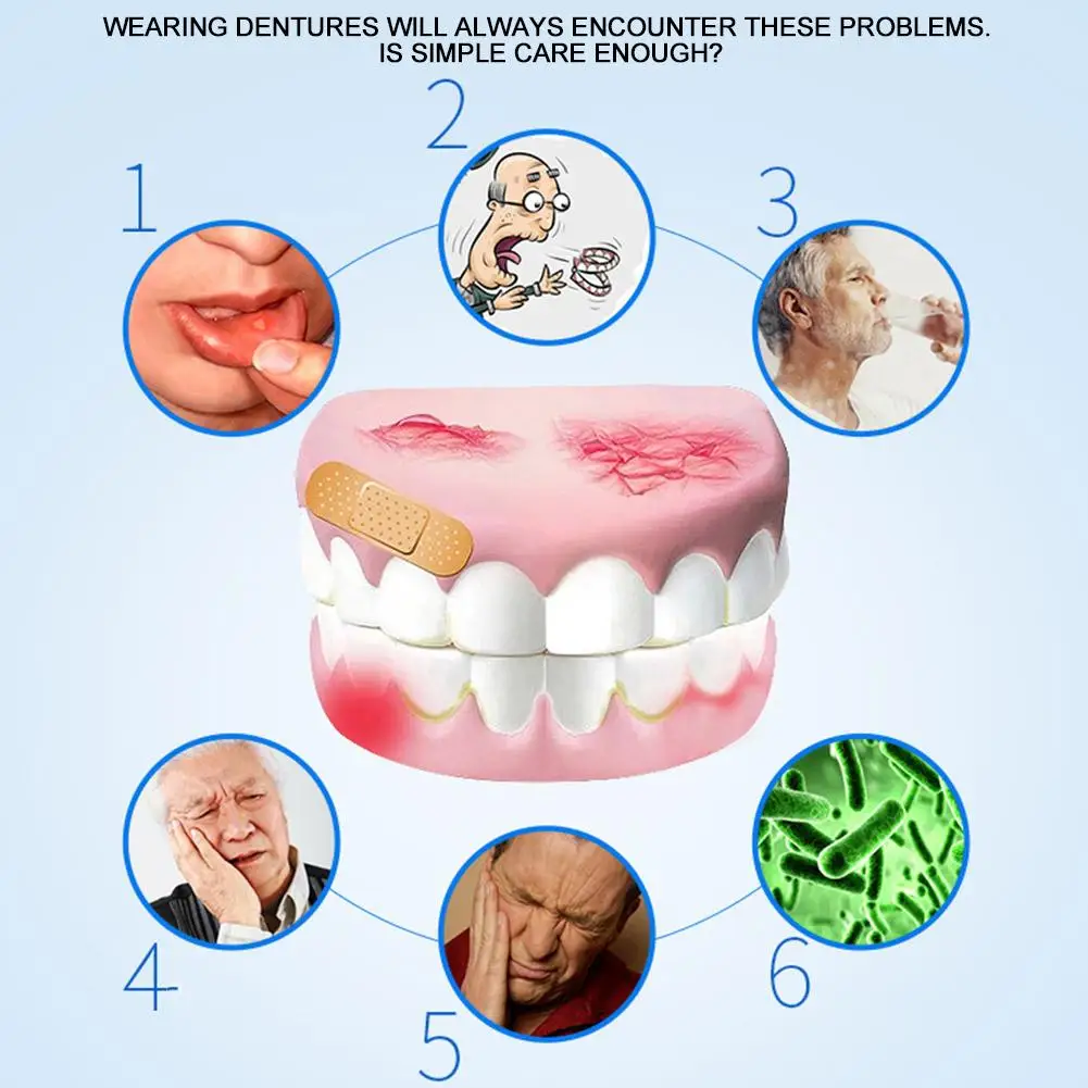 30 шт./упаковка мягкие подушки для зубных протезов