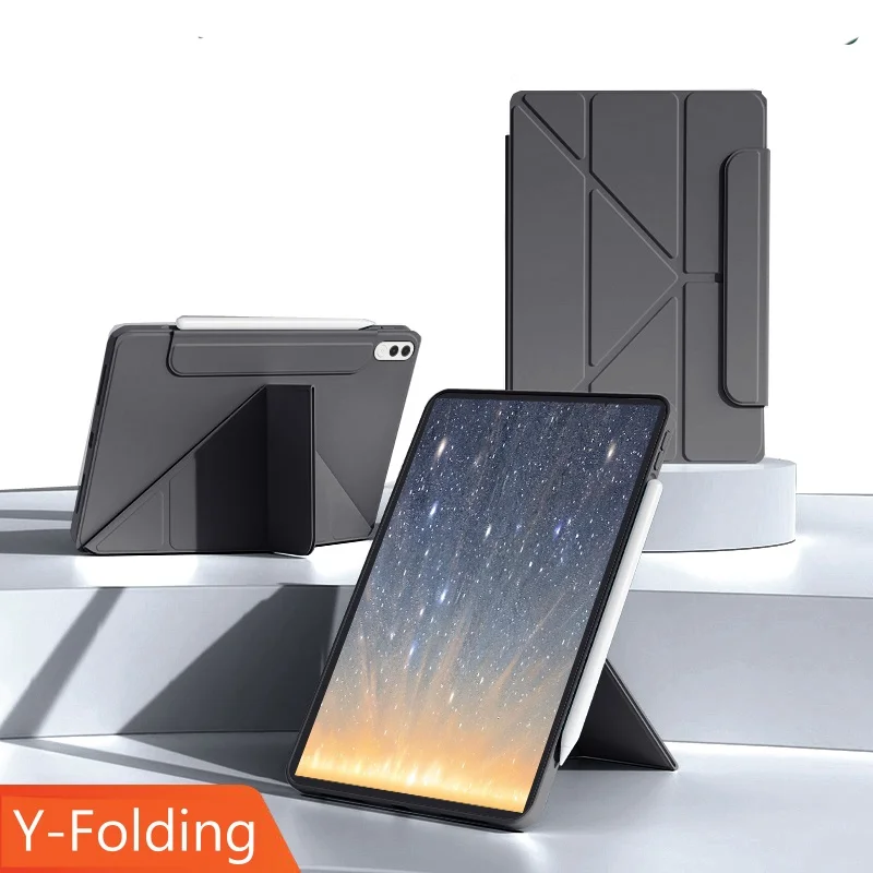Фото Чехол для Lenovo Yoga Tab 11.1, модель tb710fu, умный складной чехол из искусственной кожи с магнитной подставкой для Lenovo Yoga Tab 11.1 дюймов, чехол-коке №2