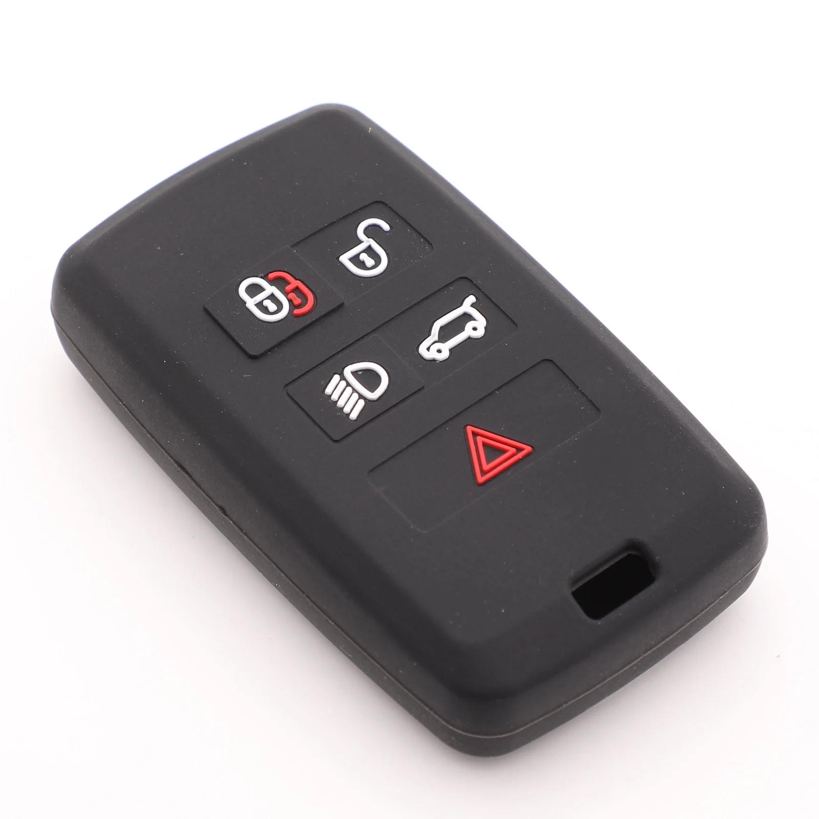 

Jingyuqin 2018 г. силиконовый чехол для ключей от автомобиля для Land Rover Discovers 4 5 Range Rover Evoque Freelander 2 Velar fit Jaguar E-Pace