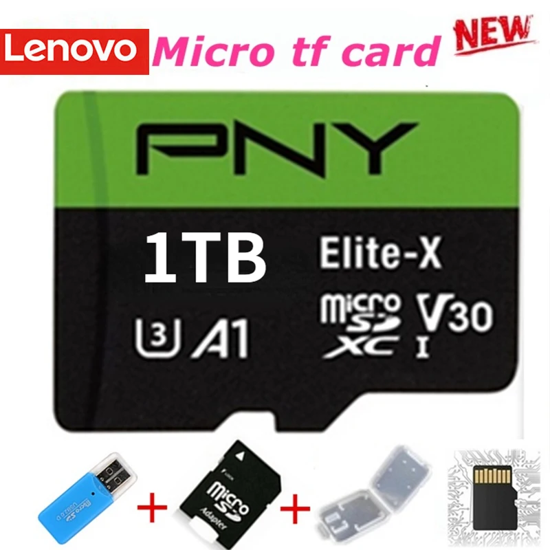 

Micro SD High Speed Portable PNY 1TB 512GB 256GB USB Drive Micro SDHC Micro SD SDHC Card 10 UHS-1 TF Memory Card + Card Reader