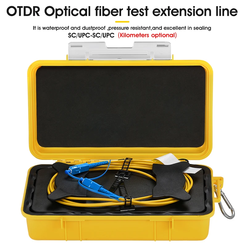 OTDR Fiber Tester SC/UPC-SC/UPC Test Extension Cable Fiber Jumper Box 500M 1Km 2Km