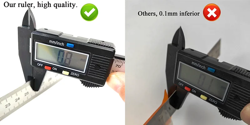 Стальная линейка толщиной 0 8 мм более толстые принадлежности для черчения