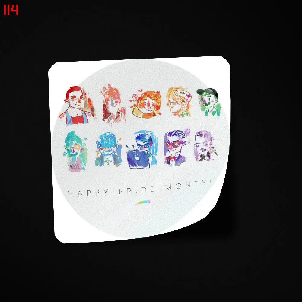 

Наклейка PRIDE meters 00114 для ноутбука, декор для спальни, автомобиля, милый мультяшный модный чемодан для общественных мест