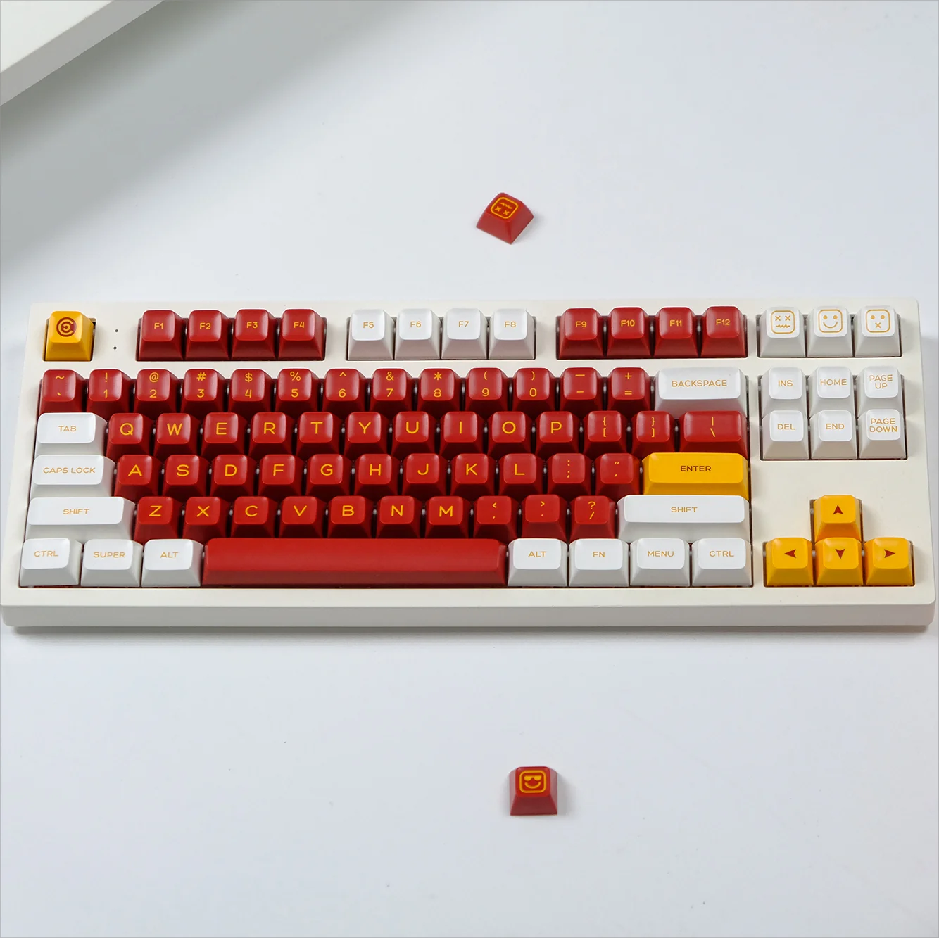 

【 in stock】SA profile EVA 02 keycap doubleshot ABS keycaps 61/64/68/84/87/96/980/104/108