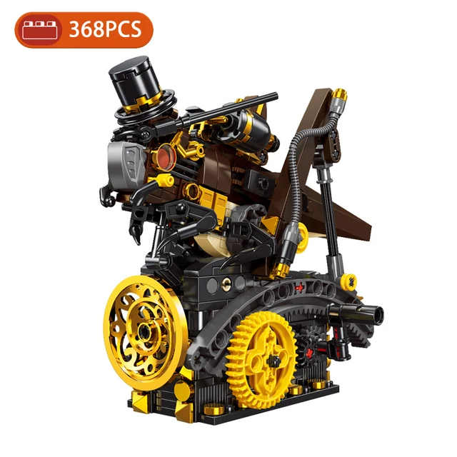 Панк механический Жук для детей кузнечик Скорпион мантис модель строительные