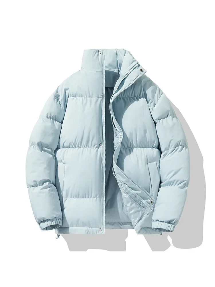 Модное хлопковое пальто утолщенная куртка с воротником-стойкой свободная