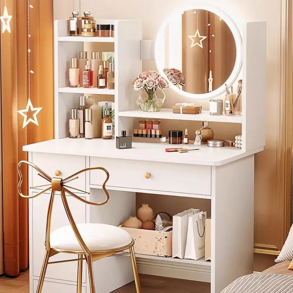 Роскошный скандинавский туалетный столик с выдвижным ящиком для спальни