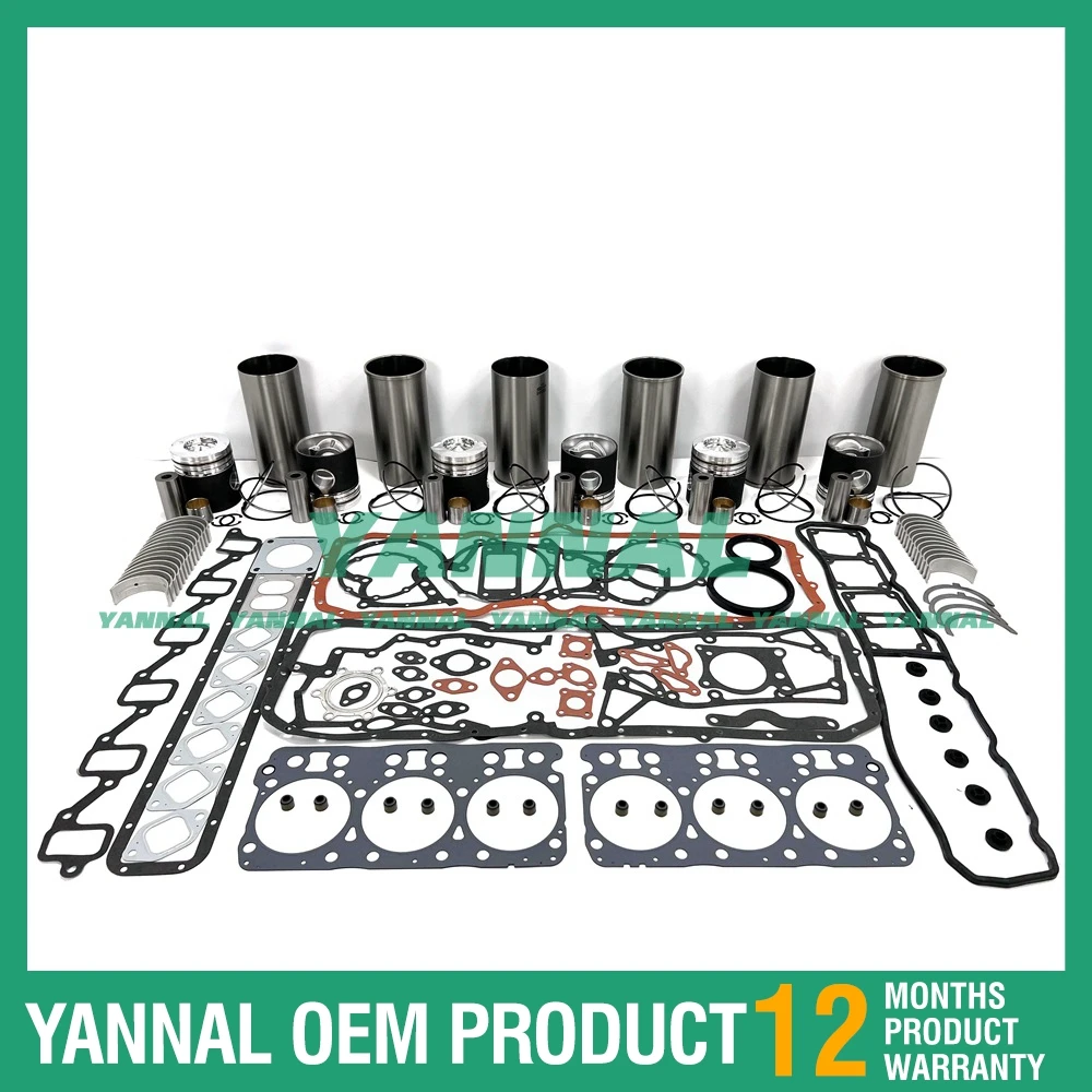 Комплект гильз цилиндра с комплектом прокладок подшипника для деталей двигателя