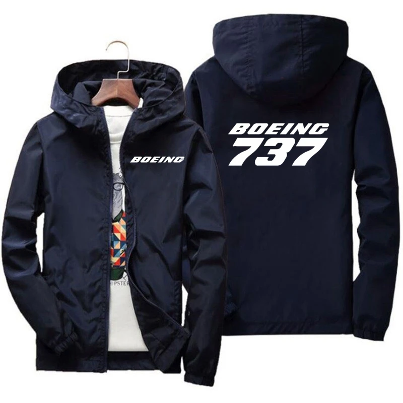 

New Mens Hoodies Boeing 737 777 767 Print Men Coat Casual Jogging Thin Jacket Harajuku Zipper Hoodies Sweatshirts