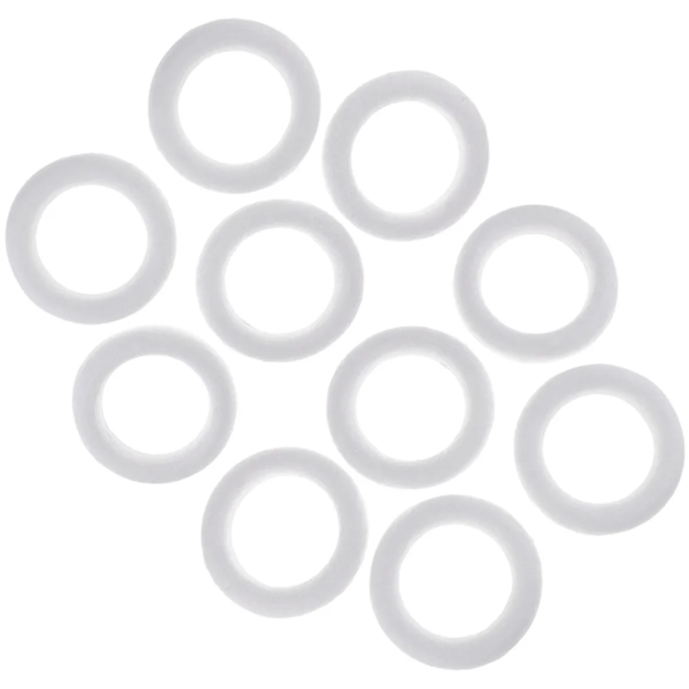 10 шт. круглая пена белый эмбрион рождественские поделки пустой дизайн пенопласт