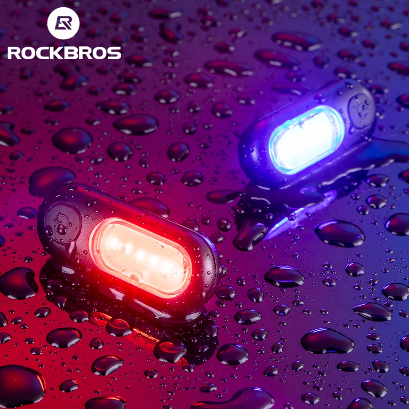 

ROCKBROS Mini Bike Tail light Ip44 Waterproof Bicycle Rear Light 5 Modes Usb Recharge Cycling Rear Lamp Bicycle Accessoriess