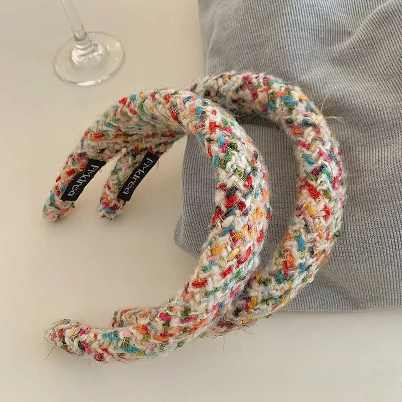 Diadema de ala ancha punto colorida для niñas y mujeres диадема dulce аксессуары el cabello otoño e invierno