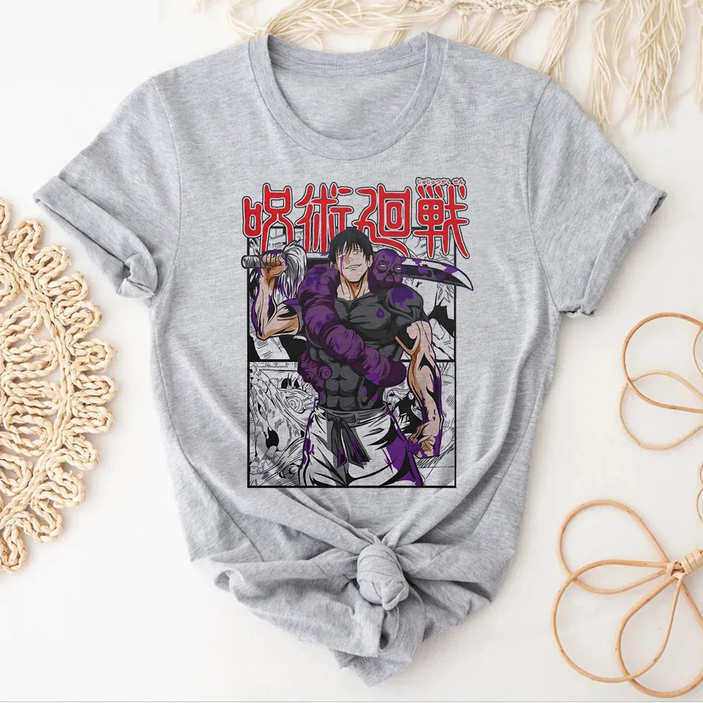 Футболка Toji Fushiguro женская футболка японская одежда Манга Харадзюку