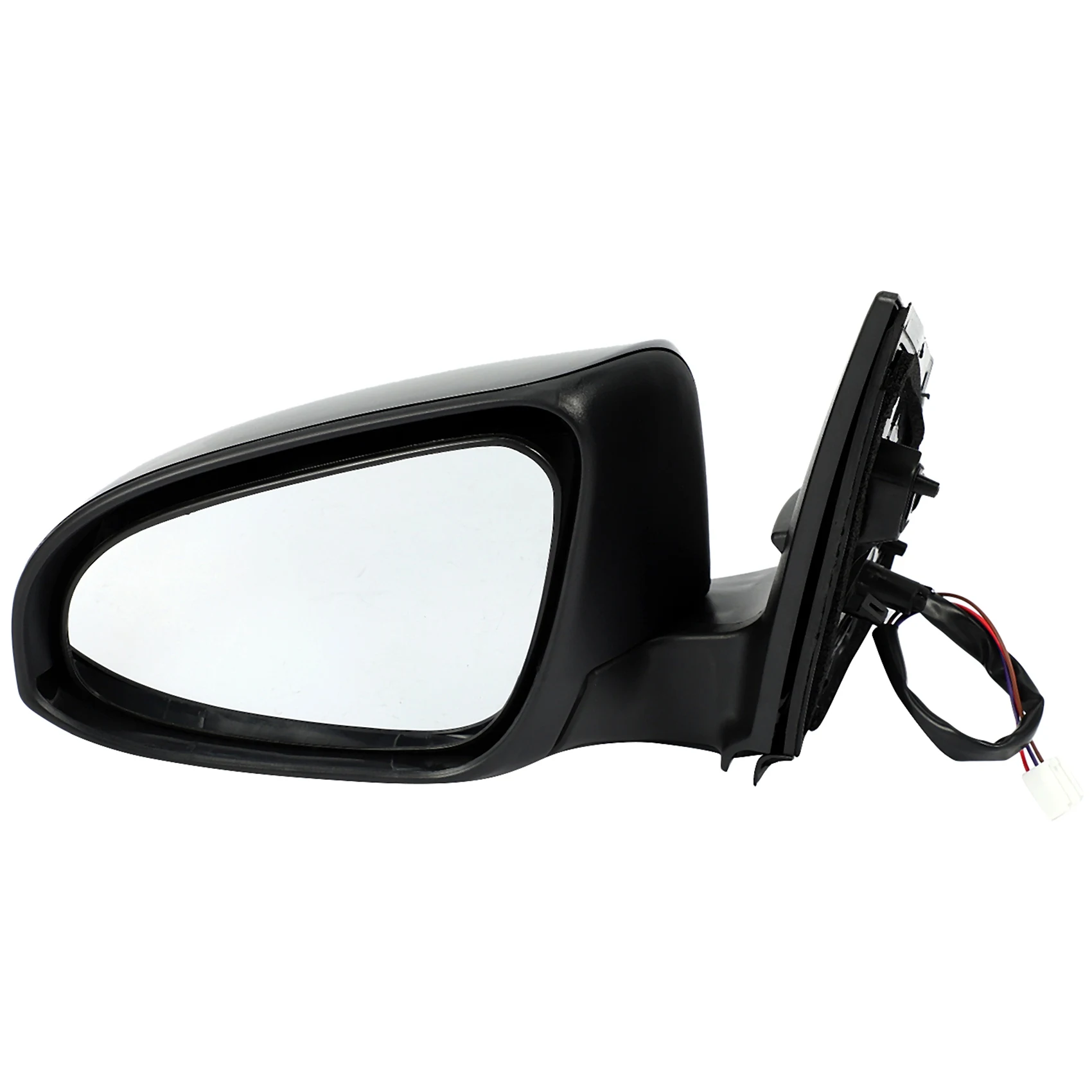 

Side Mirror Black for 2014-2019 Toyota Corolla 5 Pin Power Heated Left Driver Side Rear View Mirror Assembly TO1320294