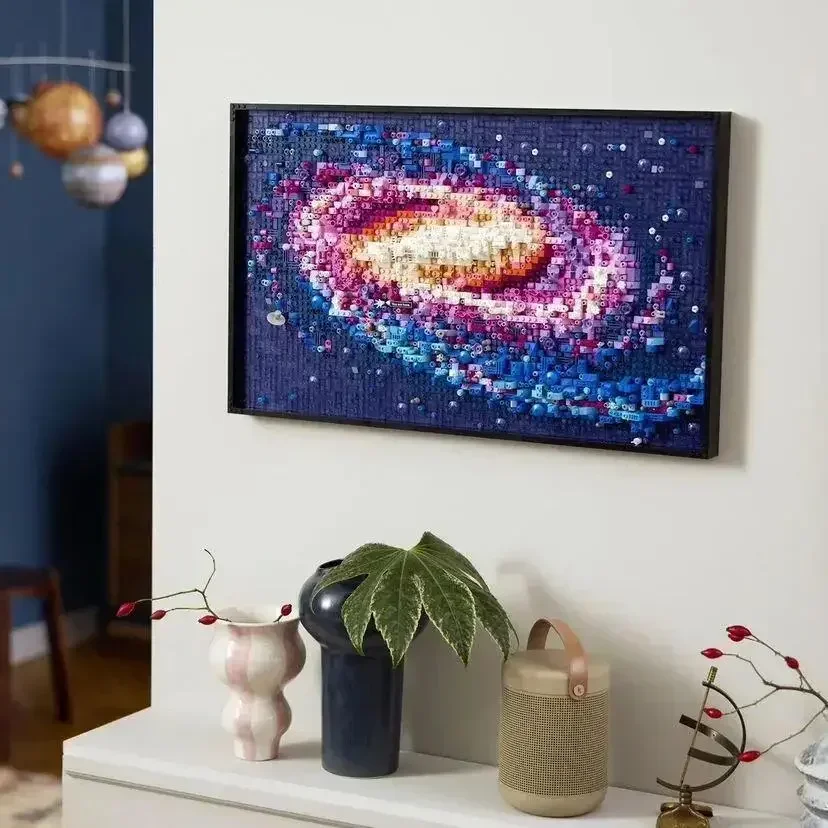 2025 New Art 31212 The Milky Way Galaxy 3D Наборы строительных блоков Мозаика Звезды Вселенная DIY