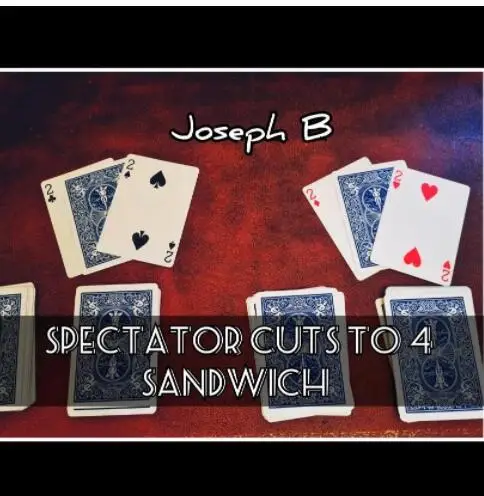 

2021 THE SPECTATOR CUTS TO FOUR SANDWICH by Joseph B Magic tricks