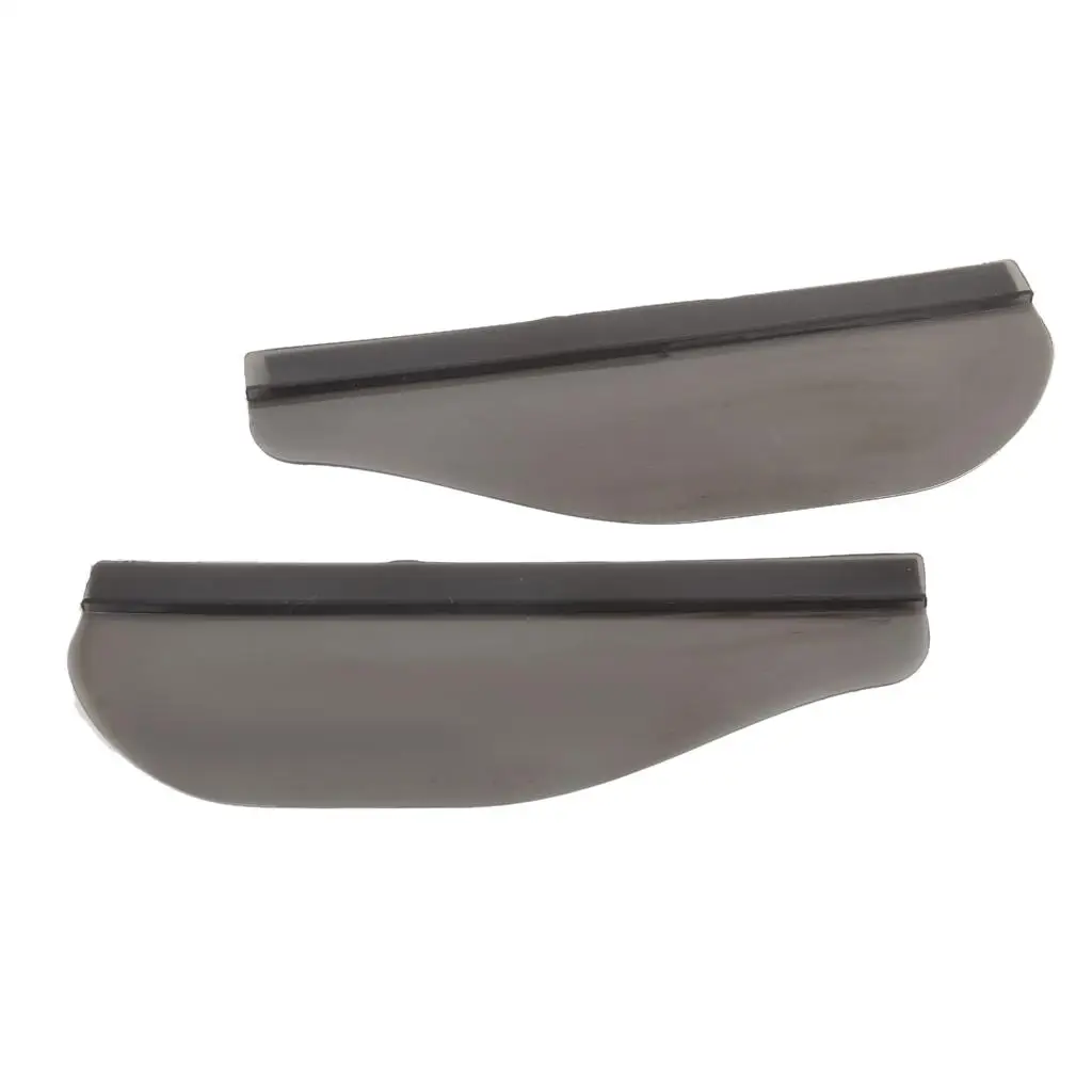 

Pair Of ABS Car Rear View Mirror Rainproof With Tape Clear Black