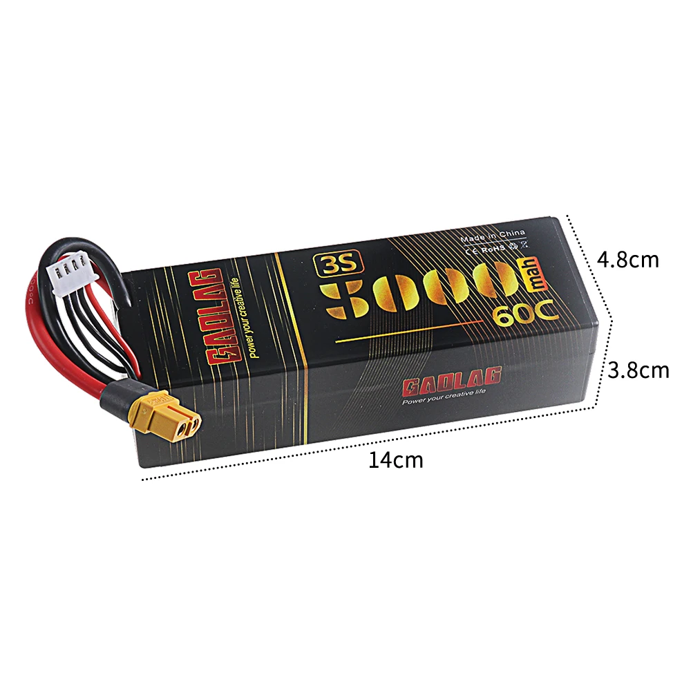 Фото Аккумуляторы LiPo 2S 3S 4S 2500мАч 3500мАч 4000мАч 5000мАч 6000мАч 8000мАч 7.4В 11.1В 14.8В в жестком корпусе с разъемом T XT60 для радиоуправляемых моделей №5