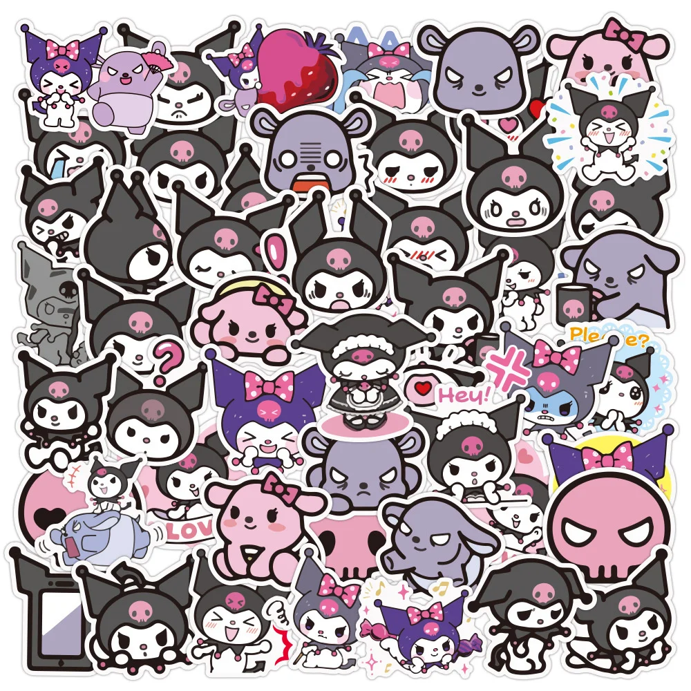 

10/30/50PCS Cute Cartoon Anime Graffiti Stickers Dictionary Diary Luggage Laptop PVC Waterproof Stickers