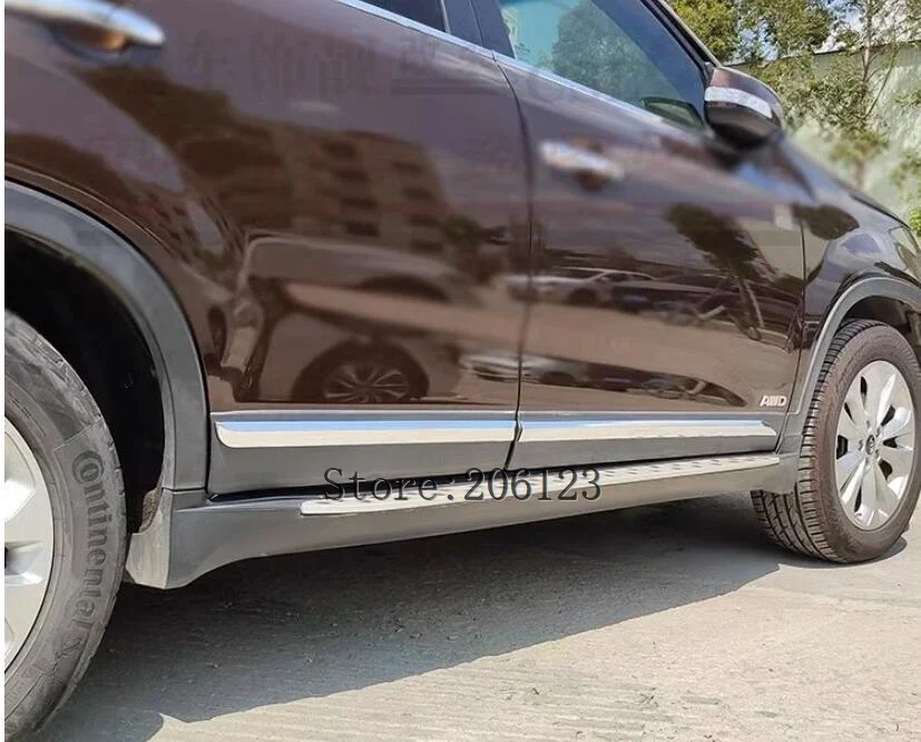 Фото Автомобильная накладка на кузов, боковая накладка на дверь, подходит для Kia Sorento 2009-2014, хромированная линия боковой двери, декоративная накладка на кузов, Accent Moldin №2